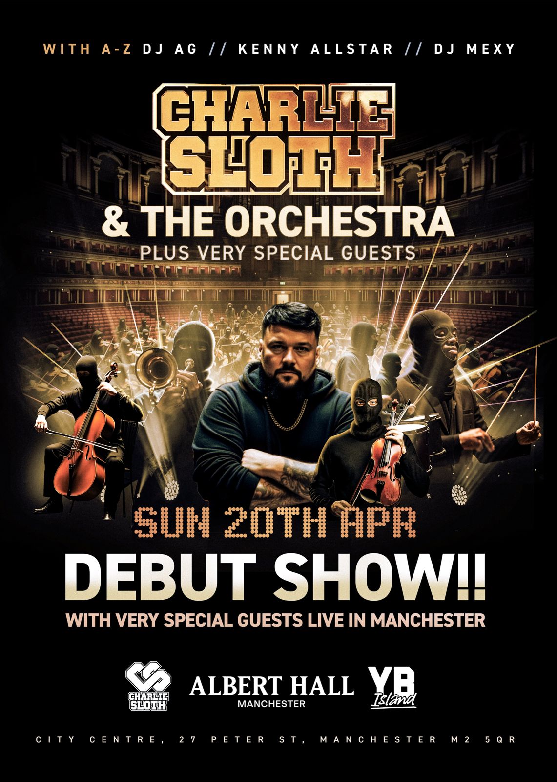 (MALE) YB X Charlie Sloth - GENERAL ADMISSION